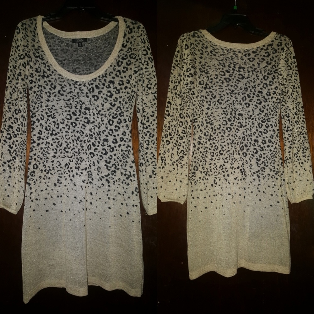 XOXO Leopard Dress Size M